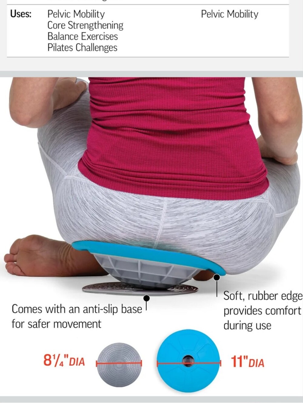 Women’s Grey Jeggings — Pelvic Rocker Core Trainer Model